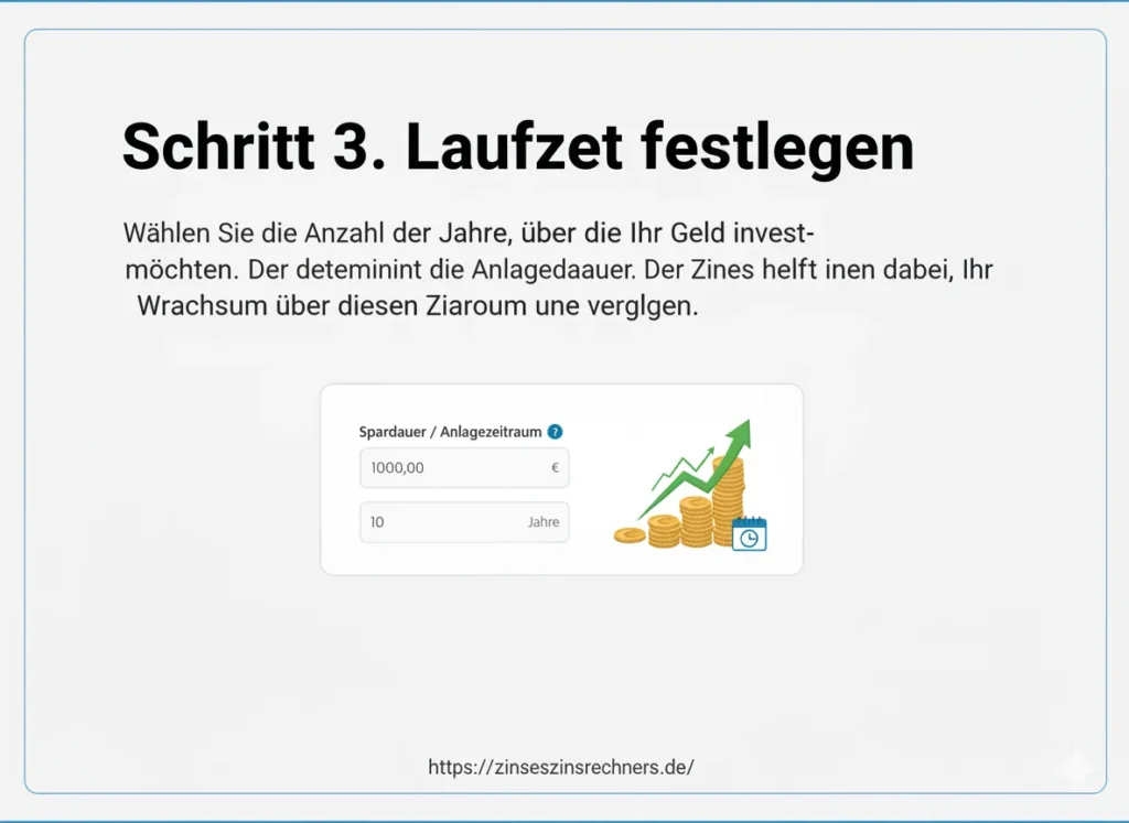 Schritt 3. Anlagedauer festlegen
