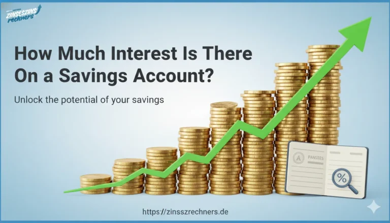 Wie hoch sind die Zinsen auf einem Sparkonto